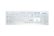 Tastatur - Cherry MedicalKey AK-C8100 Sanitizable - Tastatur - Tysk - Hvid - AK-C8100F-UVS-W/GE