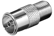 Antennekabel/stik - Pro F-adapter: F female > Coaxial female - 4040849673207