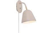Lamper - Nordlux Fleur væglampe, beige - 2112101001