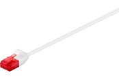 Netværkskabel - Pro LAN CAT 6 UTP slim - Hvid - 2m - 4040849936937