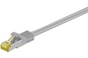 Netværkskabel - Pro LAN CAT 6A S/FTP - Grå - 1m - 4040849915949