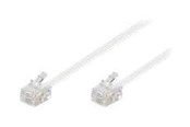 Netværkskabel - Pro Modular telephone cable - Hvid - 10m - 4040849930638