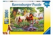 Puslespil - Ravensburger Horses By The Stream 300p - 10112904
