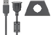 USB kabel - Pro USB-A <-> USB-A - 0.6m - Sort - 4040849954443
