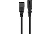 Strømkabel (ekstern) - Pro Extension cord C7/C8 2 m black - 4040849972010