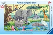Puslespil - Ravensburger African Animals 15pcs - 10106136
