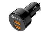 Mobil - Adaptere & Opladere - Aukey CC-T8 car power adapter - USB - 36 Watt - CC-T8