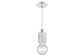 Lamper - Nordlux Siv pendel, marmor, hvid - 45883001