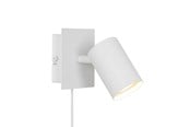 Lamper - Nordlux Frida væglampe, hvid - 49801001