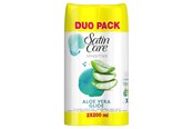 Barbermaskine - Satin Care Tilbehør Shaving Gel Aloe Vera 2x200 ml - 7702018601899