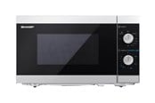 Mikro/miniovn - Sharp YC-MG01E-S - microwave oven with grill - freestanding - silver/black - YC-MG01E-S