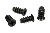 Systemtilbehør (kølepasta mv.) - InLine Fan Screws 5.0x10.0mm black 50 pcs. - 33371D