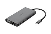 Dockingstation - Deltaco USB-C dockningsstation HDMI/VGA/2xUSB-A PD - USBC-HDMI18