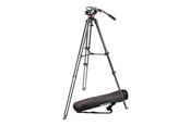 Stativ - Manfrotto 502 Fluid video head&MVT502AM alu twin leg tripod - MVK502AM-1