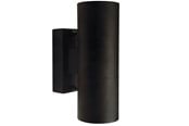 Lamper - Nordlux Tin dobbelt udendørs væglampe, sort - 21279903