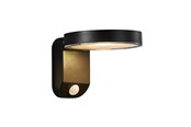 Lamper - Nordlux Rica Round udendørs væglampe, solar, sort - 2118141003