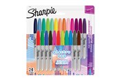 Skrive- og Tegneværktøjer - Sharpie Permanent Markers | Fin spids | Elektropop- og forskellige originale farver | 24 styk - 1940862