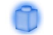 Børnelamper - Euromic LEGO Classic Silicone Brick 1000% night light with LEDlite- BLUE - 4006436-LGL-LP37