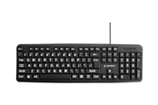 Tastatur - Gembird KB-US-103 - keyboard - QWERTY - US - black - Tastatur - Amerikansk engelsk - Sort - KB-US-103