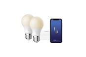 Smart Home - Nordlux  Smart Pære A60 7W LED 2200-6500K E27, mat, 2 stk, inkl. Bridge - 2070062701