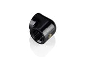 Gør-det-selv vandkøling - Bitspower 90-Degree With Dual Inner G1/4" Extender Fitting (Glorious Black) (2 PCS ) - TA-90DIA-GB