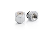 Gør-det-selv vandkøling - Bitspower water-exhaust fitting (Glorious Silver) (2 PCS ) - BPTA-EFW-V2-GS