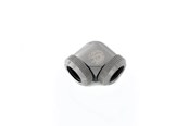Gør-det-selv vandkøling - Bitspower Black Sparkle Enhance 90-Degree Dual Multi-Link Adapter For OD 12MM - BP-BSE90DML