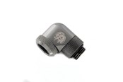 Gør-det-selv vandkøling - Bitspower Black Sparkle Enhance Rotary G1/4" 90-Degree Multi-Link Adapter For OD 12MM - BP-BSE90RML