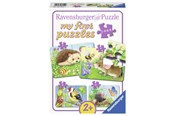 Puslespil - Ravensburger Sweet Garden Residents 2/4/6/8p - 10106952