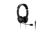 Hovedtelefoner/headset - Kensington Klassisk 3,5 mm headset med mikrofon og volumenkontrol - K33597WW