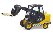 Legetøjsbil - Bruder JCB Telefork with pallet - BR2512