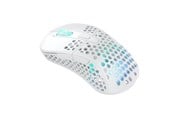 Mus - Xtrfy M4 Wireless RGB Gaming Mouse - White - Gaming Mus - Optisk - 6 knapper - Hvid med RGB-LED lys - M4W-RGB-WHITE