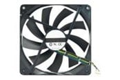Kabinet Køler - QNAP 140x140x25mm fan 12V 4PIN - Kabinet køler - 140mm - Sort - FAN-14CM-T01