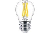 Lyskilder - Philips LED pære Classic Krone 3,4W/922-927 (40W) Klar WarmGlow Dæmpbar E27 - 929003013201