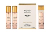 Parfume og dufte - Chanel Coco Mademoiselle Gift Set - 3 x 20 ml - 3145891160406