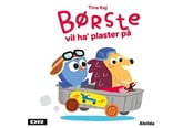 Børnebøger - Minisjang - Børste vil ha' plaster på - Børnebog - Papbog - 9788741518367