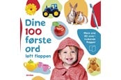 Børnebøger - Dine 100 første ord - Løft flappen - Mere end 80 o - Børnebog - Papbog - 9788741511955