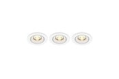 Lamper - Philips Impala indbygningsspots LED 6W 2200-2700K WarmGlow dæmpbar, hvid, 3-pak - 929002663633
