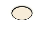 Lamper - Philips Superslim CL550 loftlampe Ø300 mm LED 18W 2700K SceneSwitch IP44, sort - 929002667901
