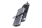 Dockingstation - AXAGON HMC-6M2 - docking station - USB-C 3.2 Gen 1 / Thunderbolt 3 - HDMI - GigE - HMC-6M2