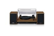 Pladespiller - Lenco Turntable with BT and 2 external speakers - Pladespiller Brun - LS-100WD