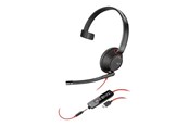 Hovedtelefoner/headset - Poly Blackwire C5210 USB-C Mono - 207587-201