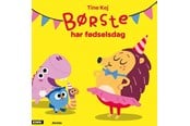 Børnebøger - Minisjang - Børste har fødselsdag - Børnebog - Papbog - 9788741515526