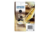 Blæk, Toner & Forbrugsstoffer - Epson 16XL - XL - black - original - ink cartridge - C13T16314012
