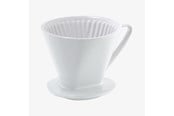 Kaffe og Espresso - Cilio Kaffetragt porcelæn str. 2, hvid - C105162