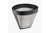 Kaffe og Espresso - Cilio Kaffefilter str. 4 i stål genanvendeligt 12,5cm - C116021