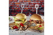 Køkkenredskaber - GEFU Hamburgerspyd 2 stk, TORRO, Tyr + økse - 4006664154352