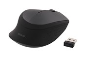 Mus - Deltaco MS-460 - Mouse optical 3 buttons wireless USB Black - Mus - Optisk - 3 knapper - Sort - MS-460