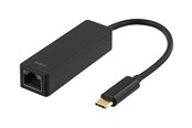 Netværksadapter (netkort, printserver mv.) - Deltaco USBC-GIGA - Network adapter - USB 3.1 - Gigabit Ethernet - USBC-GIGA