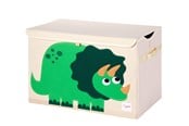 Børneværelse - 3 Sprouts Toy Chest - Green Dino - ITCDIN